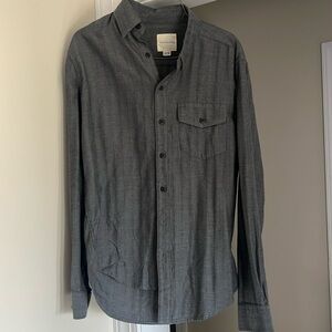 Lot of boys/men dress shirts. Abercrombie and American Eagle and Express.